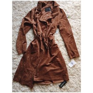 BLANK NYC Camel Trench Coat